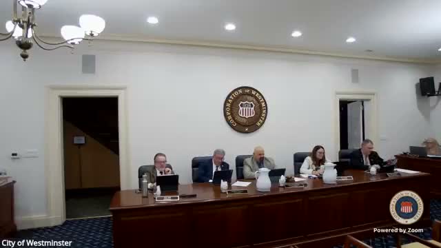 Westminster council approves $100,000 not-to-exceed valve-bolt award, waives Main Street parking meters for holidays