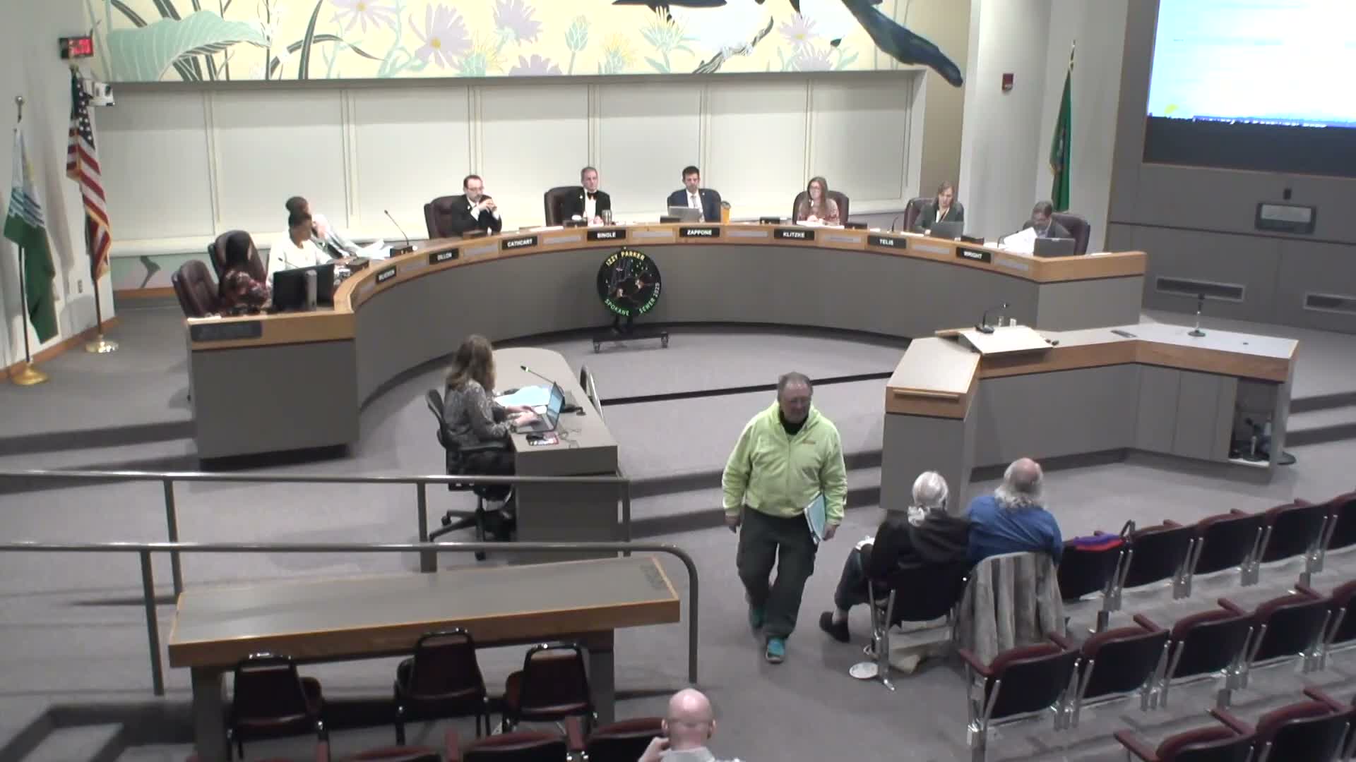 Council approves vacation of Euclid–Cleveland alley for Gonzaga Prep, waives fee citing public-safety concerns