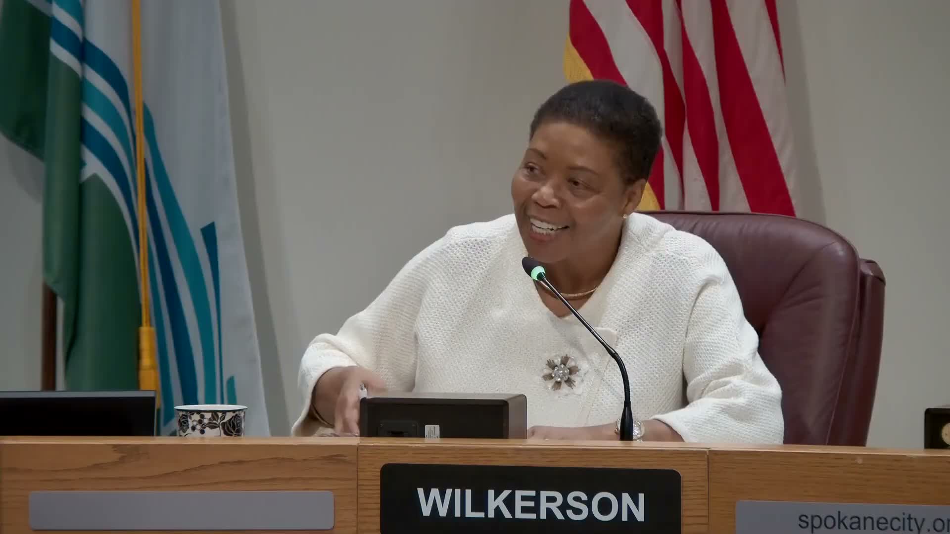 Spokane council honors departing member Jonathan Bridal with tributes and farewell remarks