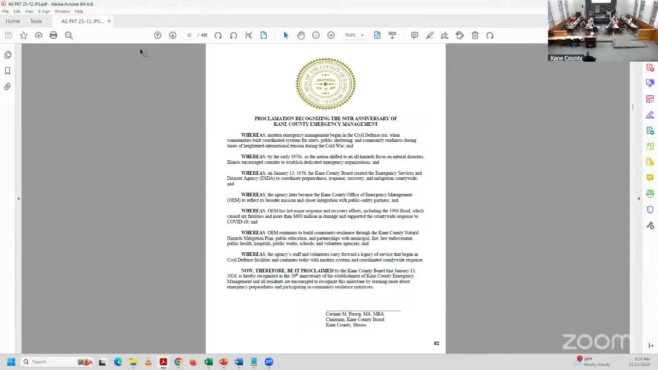 Kane County sheriff tells committee local officers cannot detain federal immigration agents; board seeks clearer public guidance