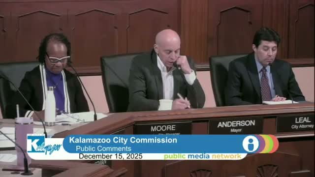 Kalamazoo City Commission votes unanimously to enter closed executive session for attorney–client communication