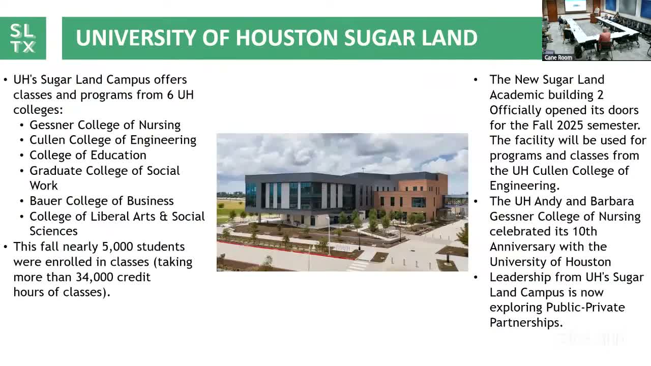 University of Houston–Sugar Land aims to double enrollment, pursues biotech partner and master developer