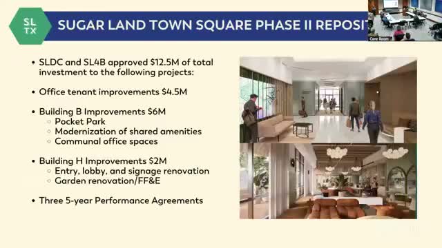 Sugar Land TIRZ No. 1 board approves FY25 annual report showing $981,000 in revenue