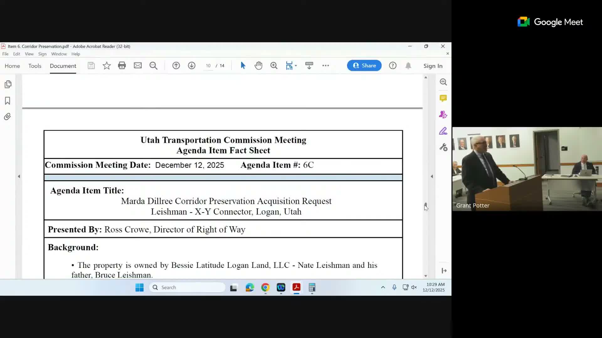 UDOT approves three corridor‑preservation purchases, cites timing and development pressures