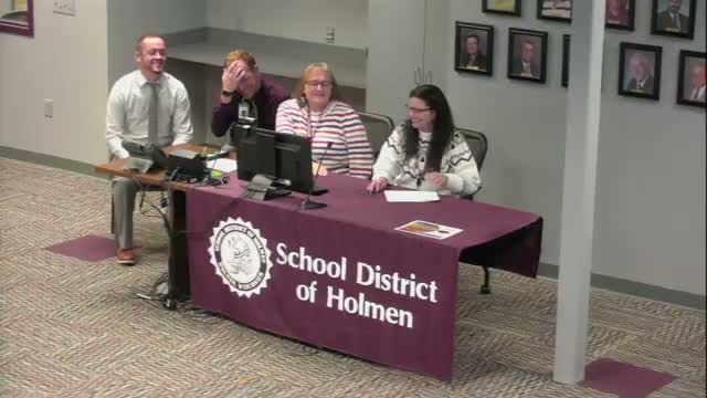 Holmen presents summer‑school and reading-program results; officials cite notable gains