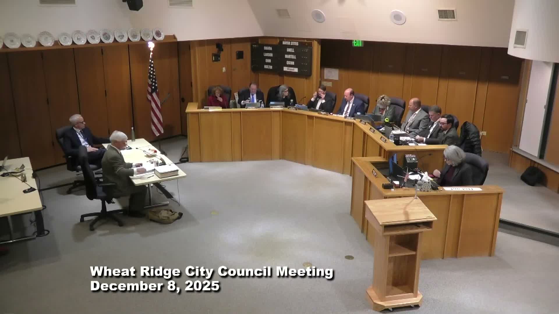 Wheat Ridge council adopts 2026 calendar, ratifies urban renewal appointments and backs two TOCI grant applications