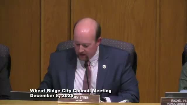 Wheat Ridge council agrees to move Zoom public‑comment sign‑up to 5 p.m.; schedules study session on noisy special‑use businesses