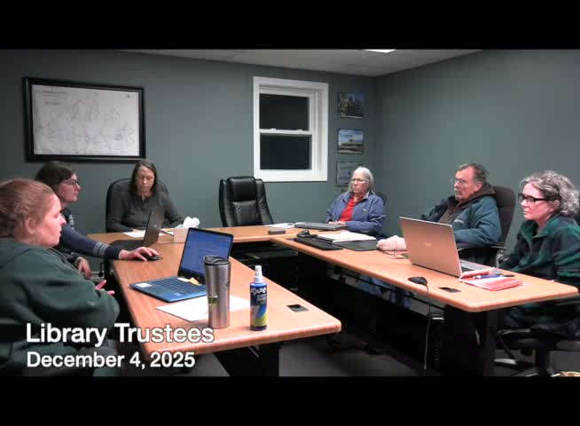 Hubbardston trustees approve working group to submit draft RFP for lower-level renovation; architects/contractors to address mold, asbestos and historic-preserv