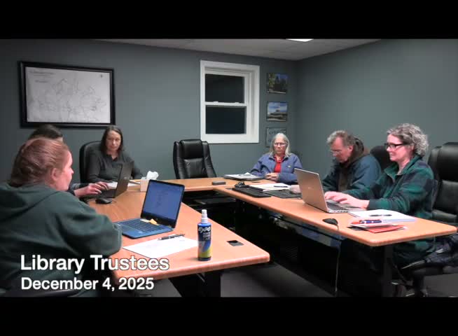 Trustees weigh CPC grant potential for outdoor story walk, historical projects and other community ideas