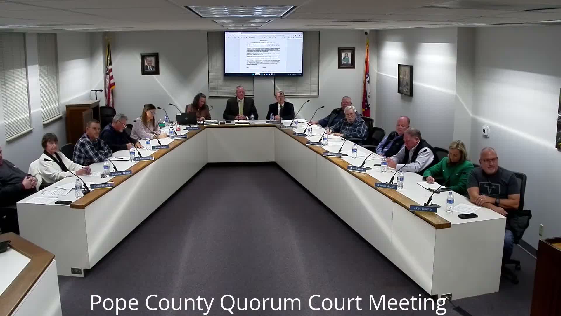 Pope County Quorum Court appoints Jason Cunningham to Russell School Board Zone 1