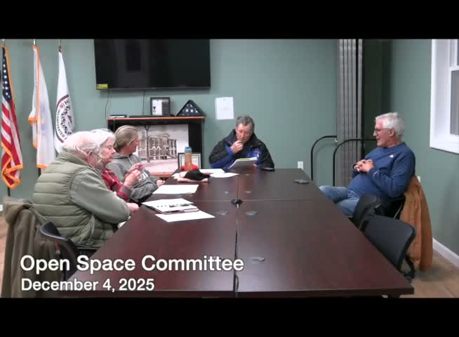 Hubbardston open-space committee accepts minutes, hears treasurer’s update