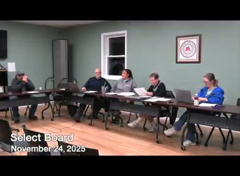 Hubbardston updates on staffing, accounting and an emergency First Meeting House repair