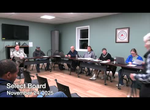 Hubbardston keeps single FY2026 tax rate; residential factor set at 1