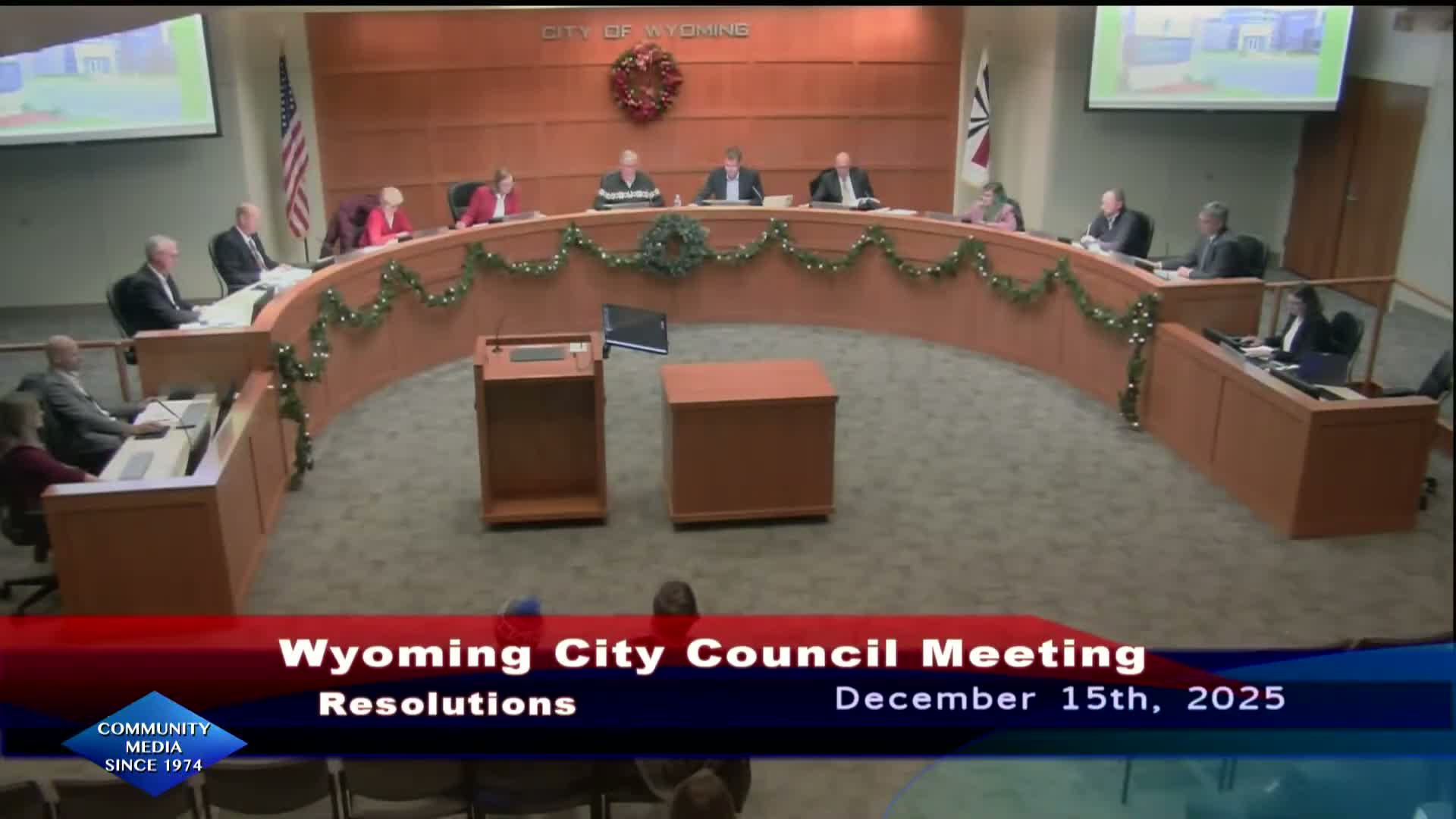 Wyoming council approves grants, contracts and infrastructure projects; moves to closed session