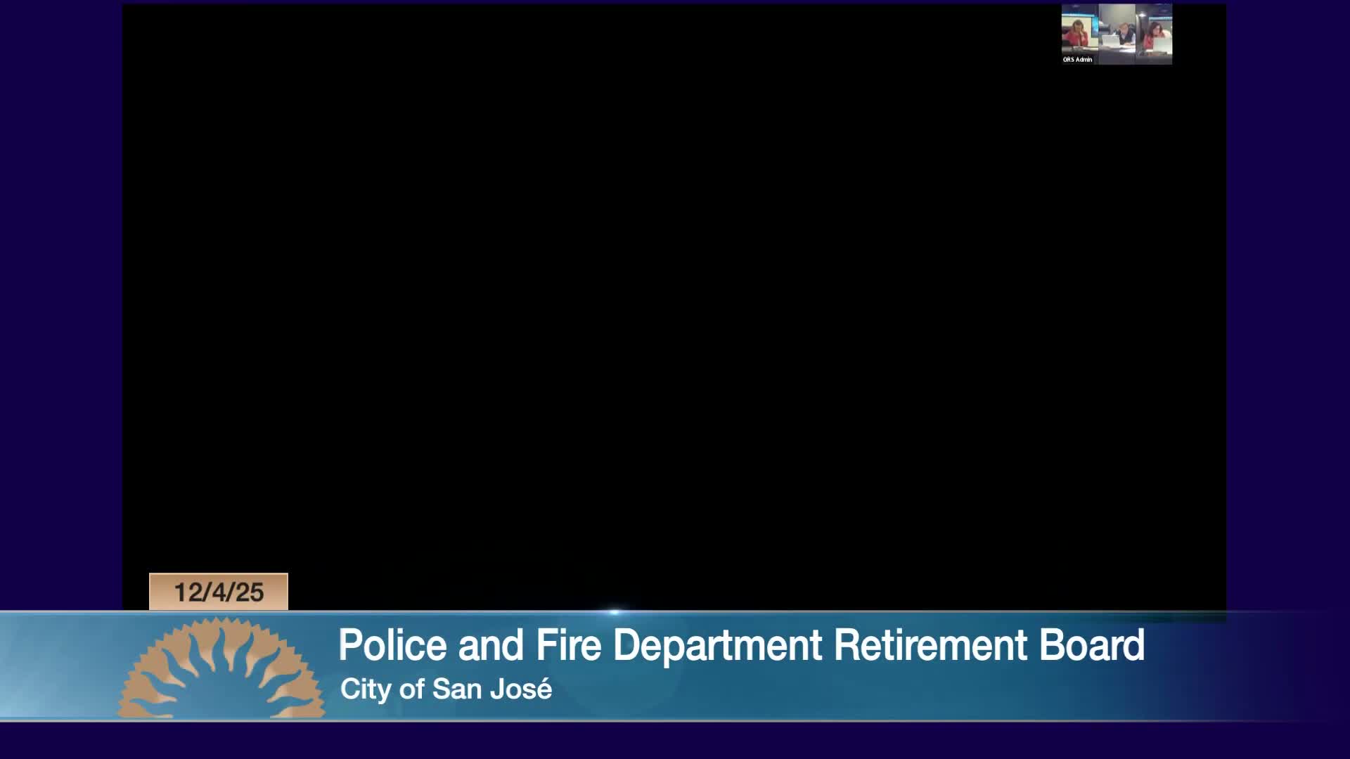 Board accepts final San Jose Police & Fire pension valuation showing funded ratio improvements and maturity risks