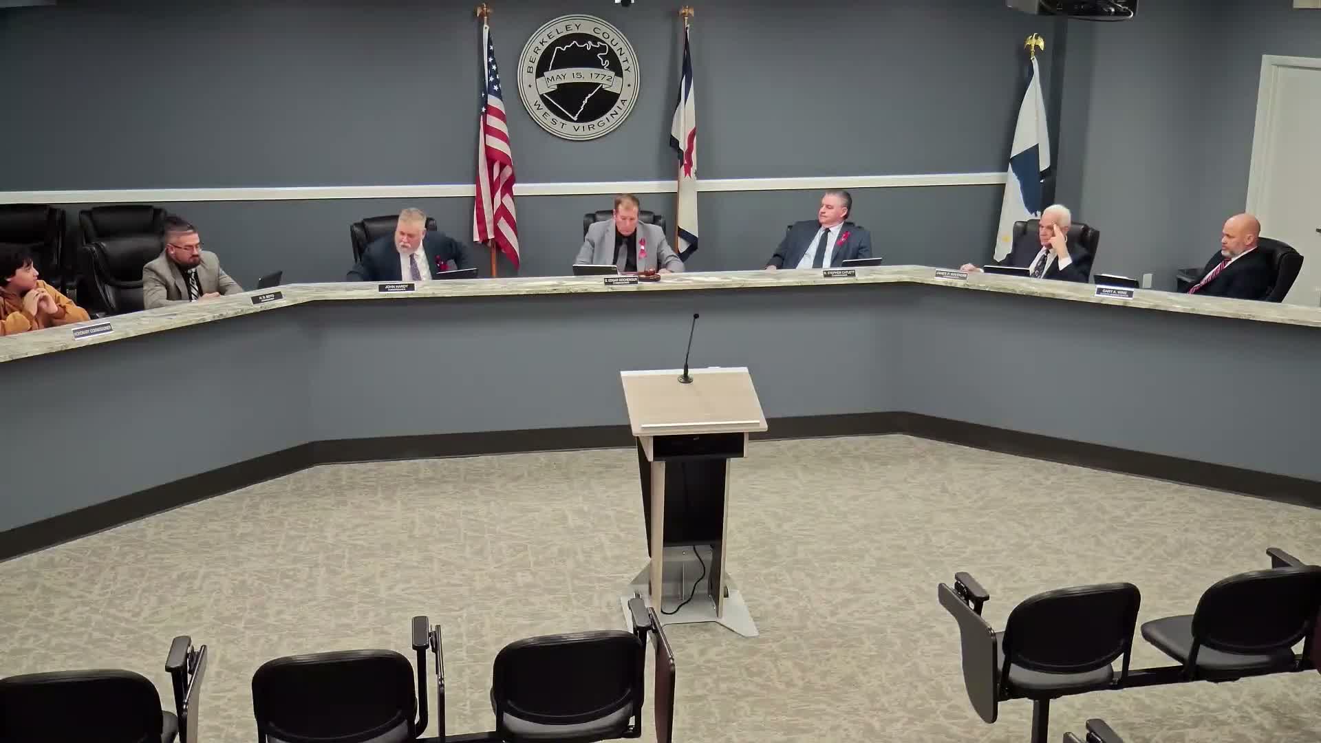 Berkeley County swears in student Nathaniel Waltz as honorary commissioner