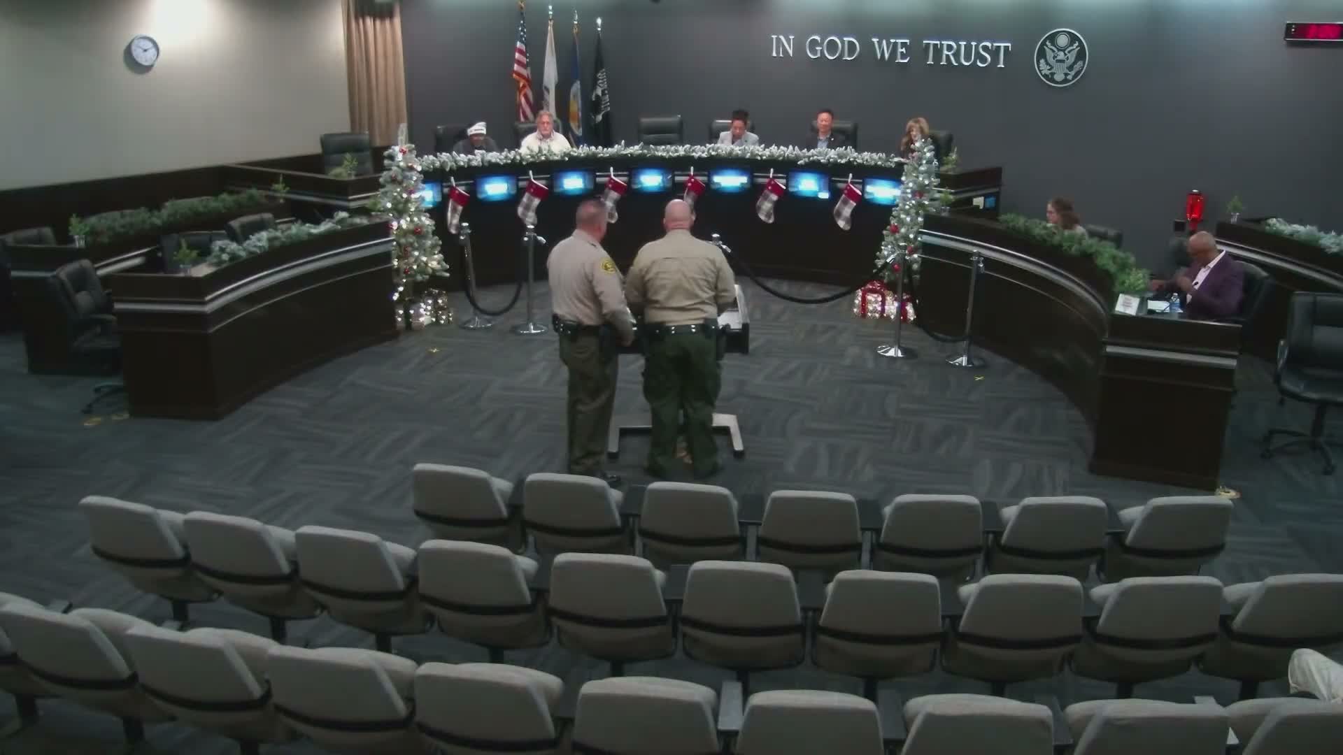 Lancaster station honors deputy; city sees mixed changes in October crime and traffic data