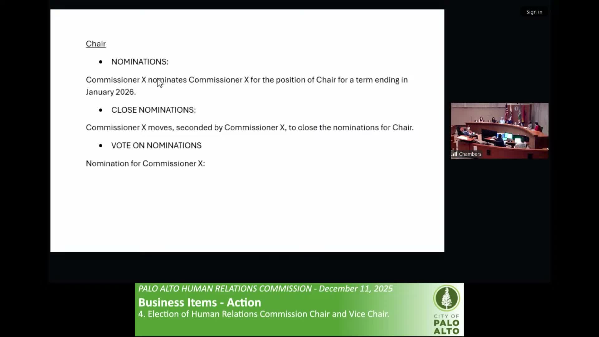 Human Relations Commission elects Krause as chair amid a public objection