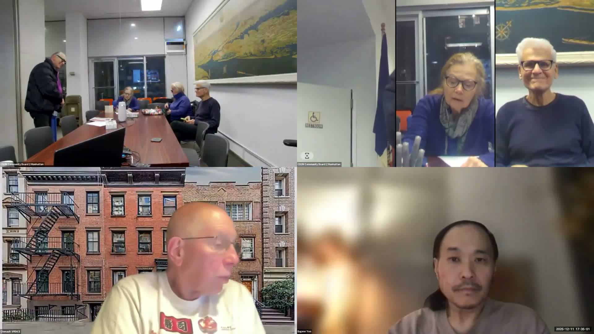 Manhattan CB2 Landmarks Committee weighs security stoop gates after residents cite safety and sanitation issues