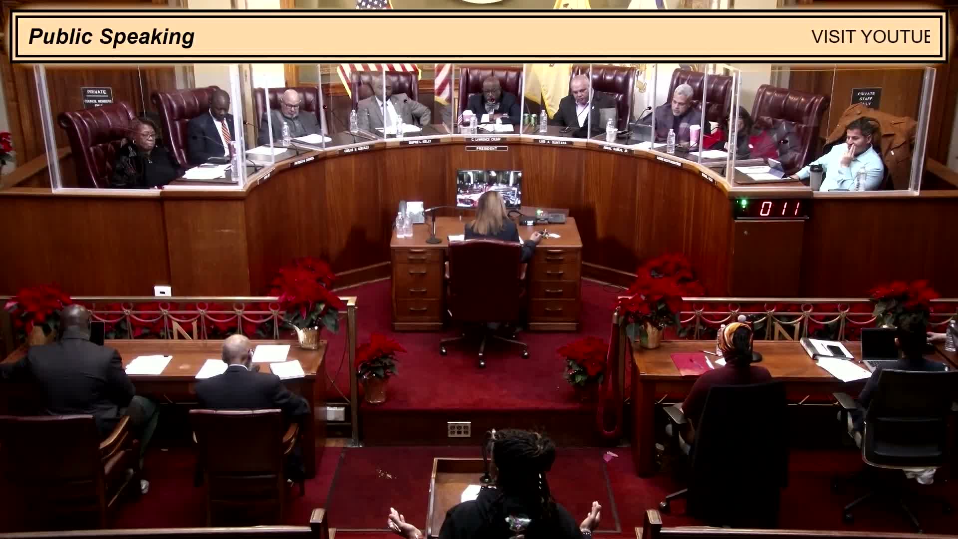 Tenants and volunteers press council on unsafe housing at Willows and dangerous conditions at Delaney Hall