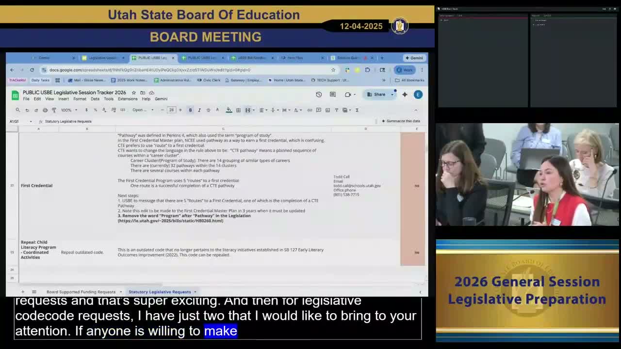 Board directs staff to remove outdated reading program from code, amend CTE wording