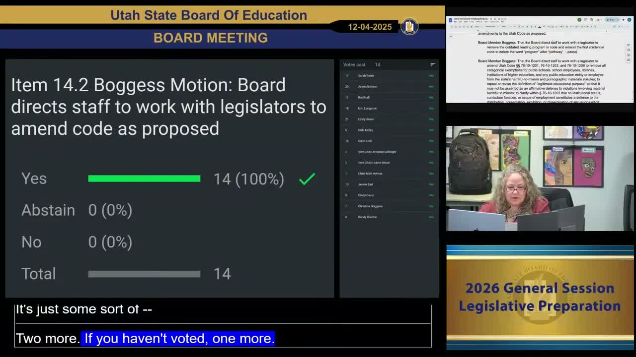 Board postpones vote on removing public-education exemptions from Utah's harmful-materials statutes