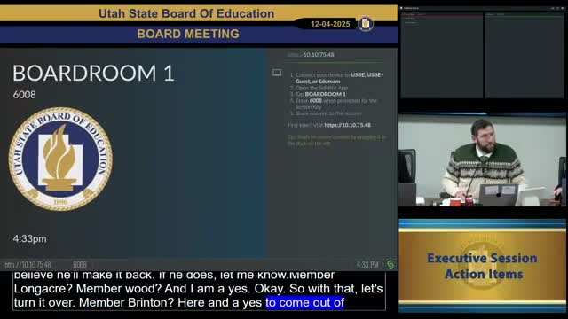 Board approves slate of case recommendations, directs investigation and names parent representatives to UCEP