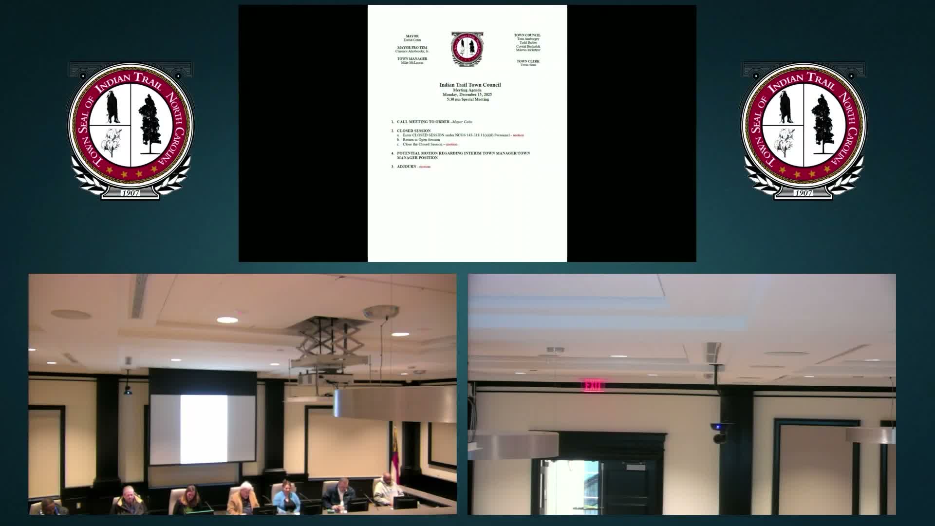 Indian Trail leaders approve employment agreement for Adam McLamb to begin Jan. 1, 2026