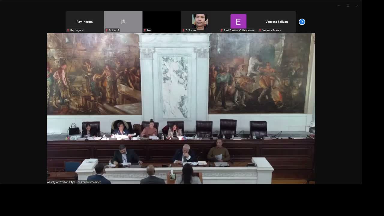 Trenton Housing Authority and developer present 5-phase North Trenton plan; council debates 30-year pilot