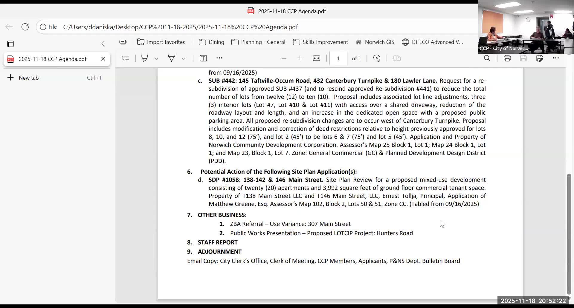 Norwich planning staff backs short‑term warming shelter; commission sends favorable ZBA referral for Buckingham Memorial Building