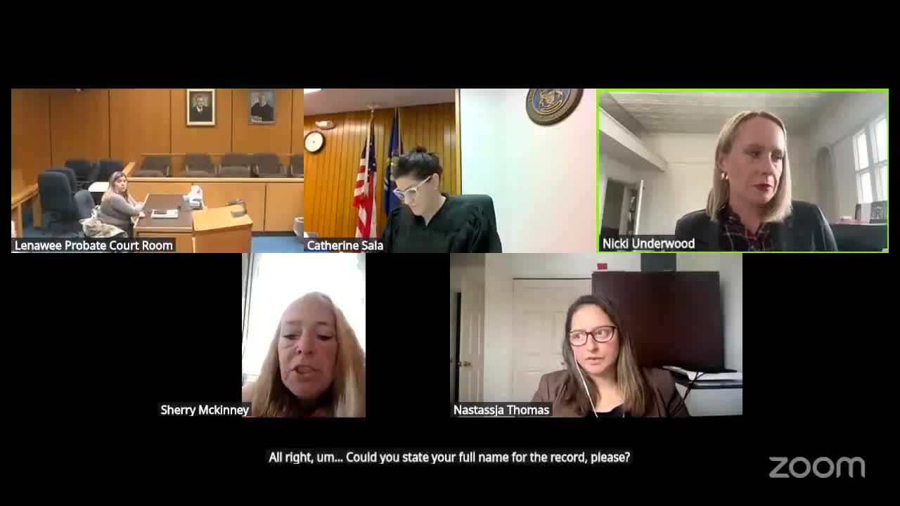 Foster parent: three younger children "thriving" after removal; described prior 'tent life' and severe delays