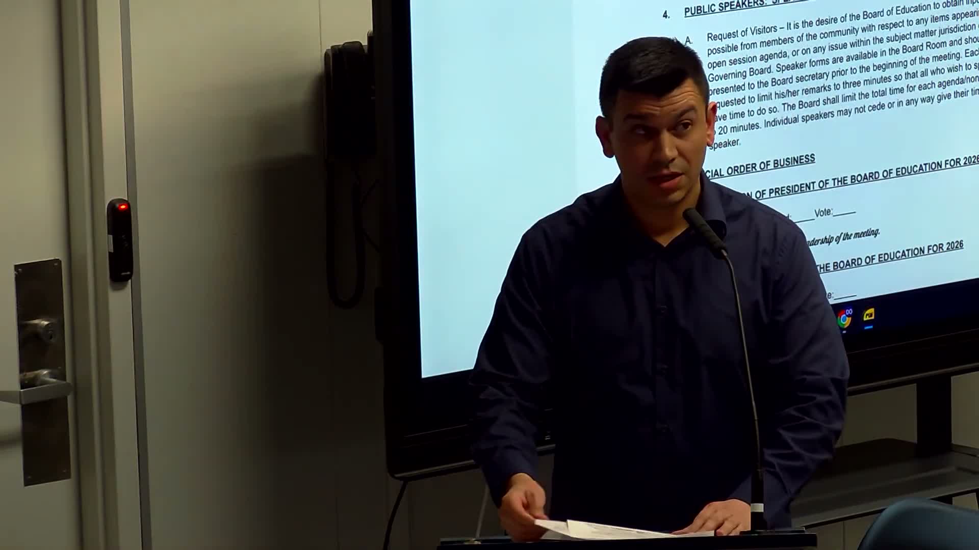 Public Speaker and Union Raise Special‑Education and Process Concerns at Anaheim Elementary Board Meeting