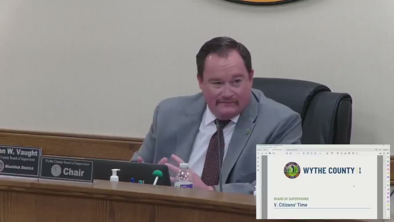 Wythe County hears concerns as officials outline $1 billion data‑center proposal for Progress Park