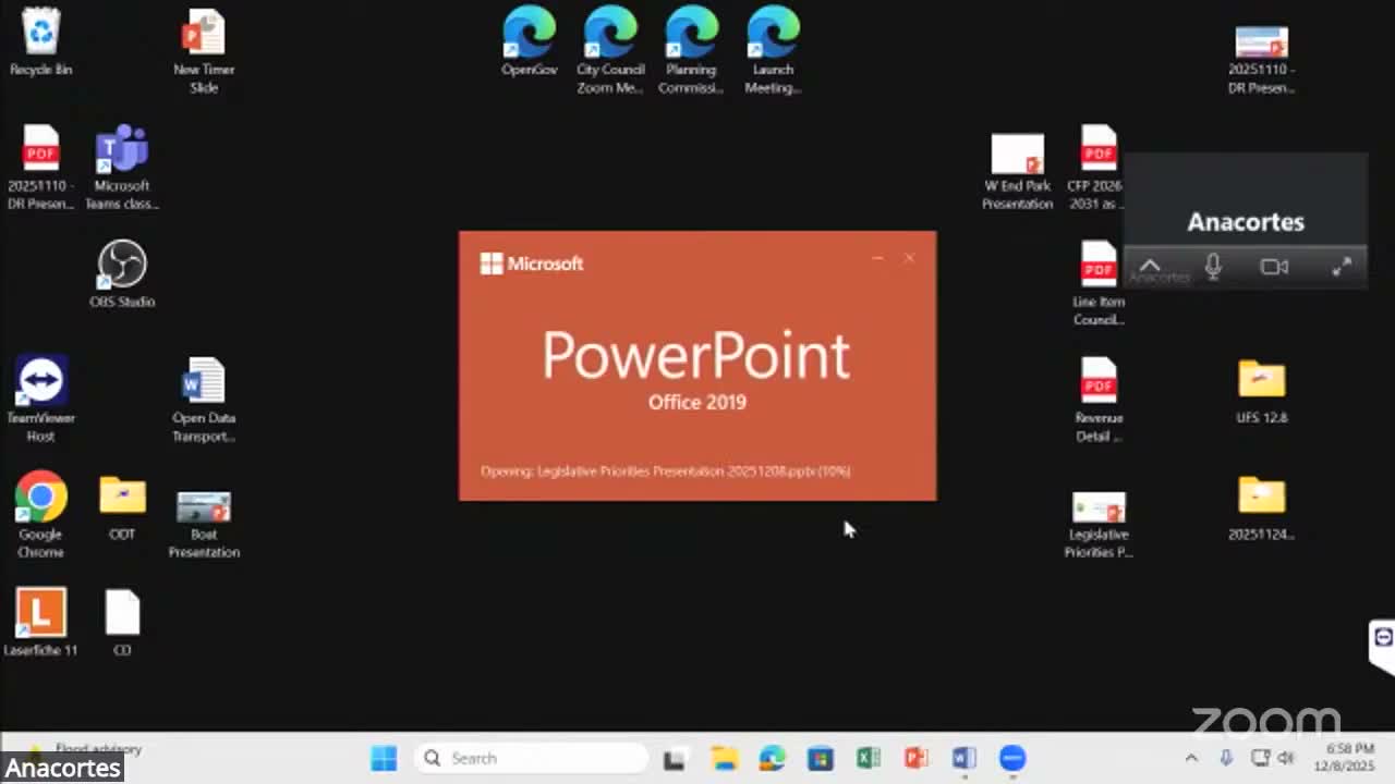 Council refines 2026 legislative priorities; event center, Commercial Avenue funding and nutrient permit concerns highlighted