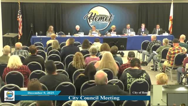 Hemet council votes 3–2 to form citizen review committee to study Hemet United annexation petition