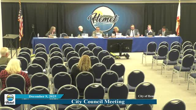 Hemet council: litter/dumping rules, sign‑fee waiver, water/sewer study and other administrative steps