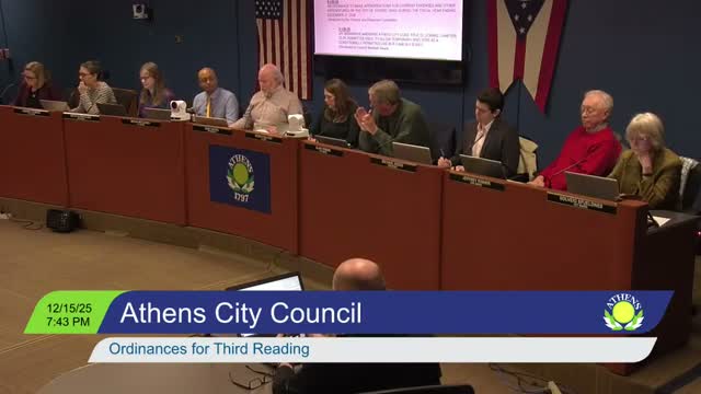 Athens council approves zoning change to allow temporary shelters in R‑3 and B‑3 zones