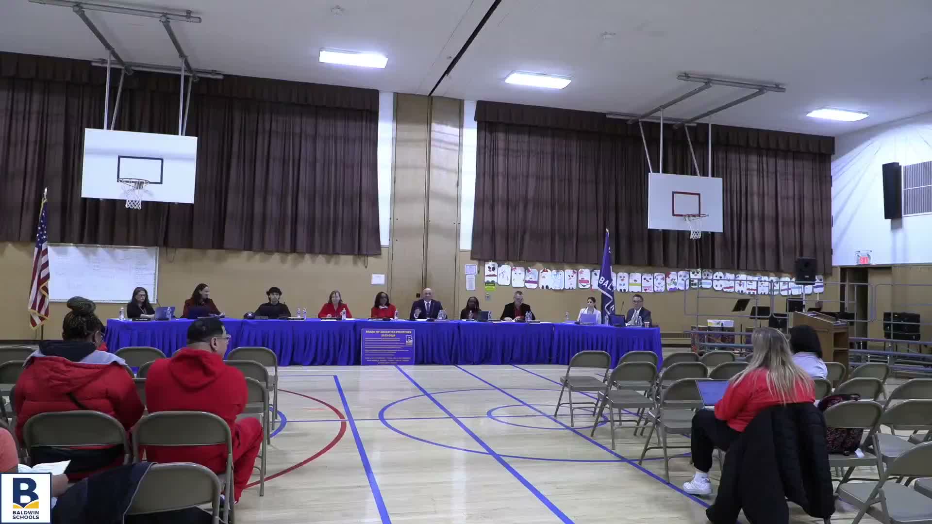 Unidentified speaker praises students recommended for award, announces new high‑school courses