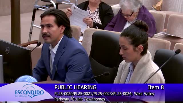 Escondido council approves 70-unit West Valley Parkway townhome project near transit