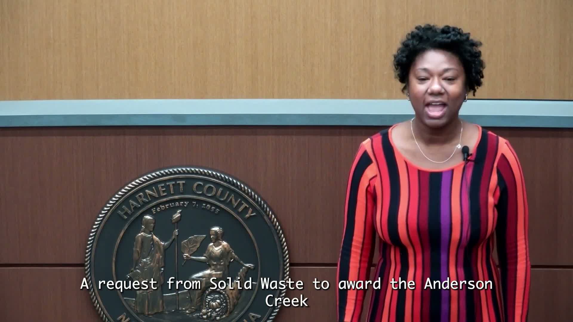 Harnett County approves $224,955 contract for Anderson Creek landfill expansion