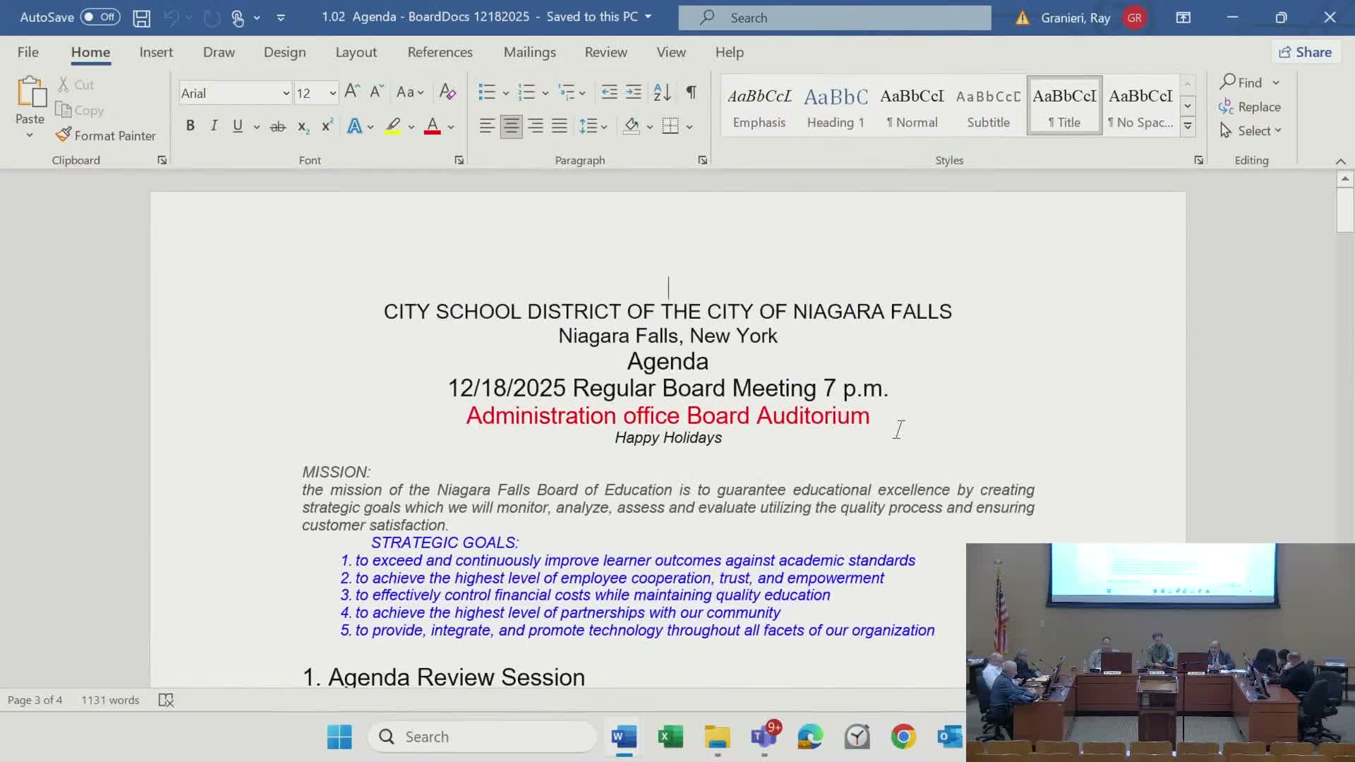 Board to recognize G.J. Mann staffer Katie Edwards for lifesaving action