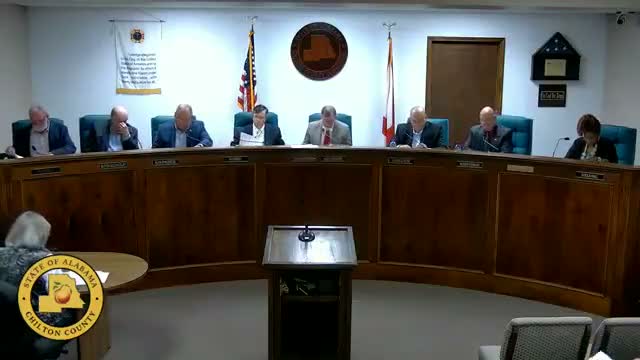 Chilton County commission approves routine hires, budget actions and invoices; chair announces liaisons and holiday event