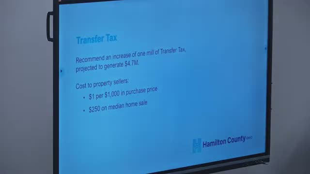 Hamilton County administrator proposes 1-mill transfer tax; residents and real-estate industry push back