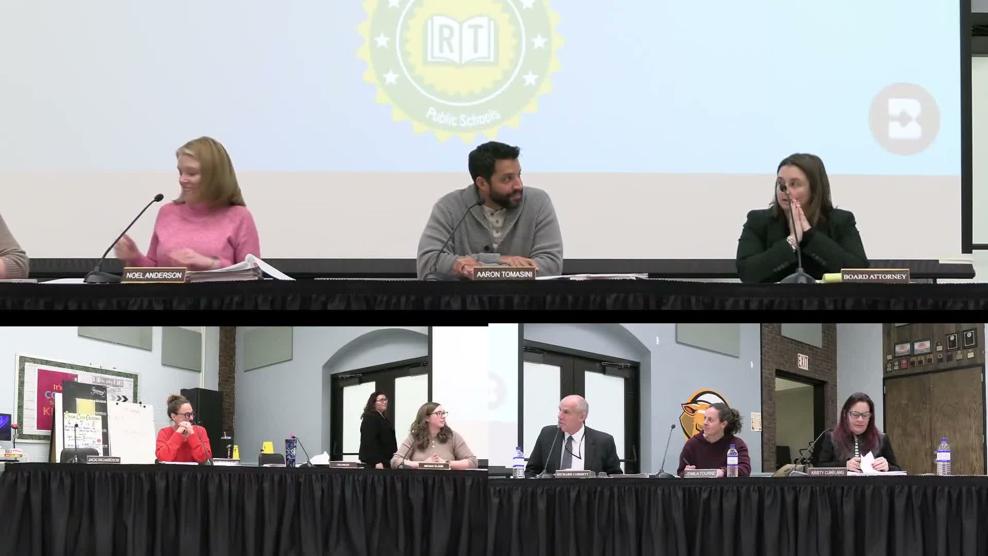 Board honors long-serving staff, renews superintendent contract and says farewell to departing members