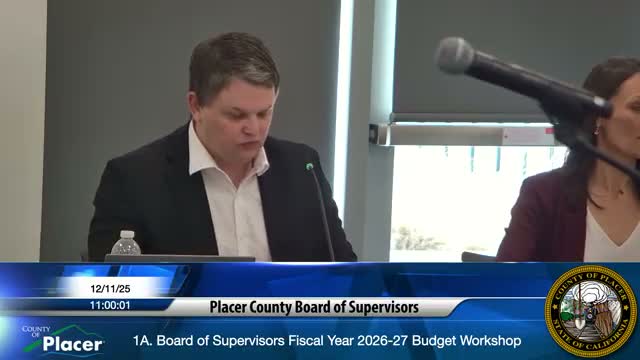 Board hears detailed cost concerns on West Oaks, Tahoe Justice Center and Placer Parkway funding plan
