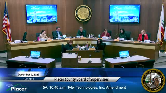 Placer probation adds AI, analytics and mobile tools in contract amendment with Tyler Technologies