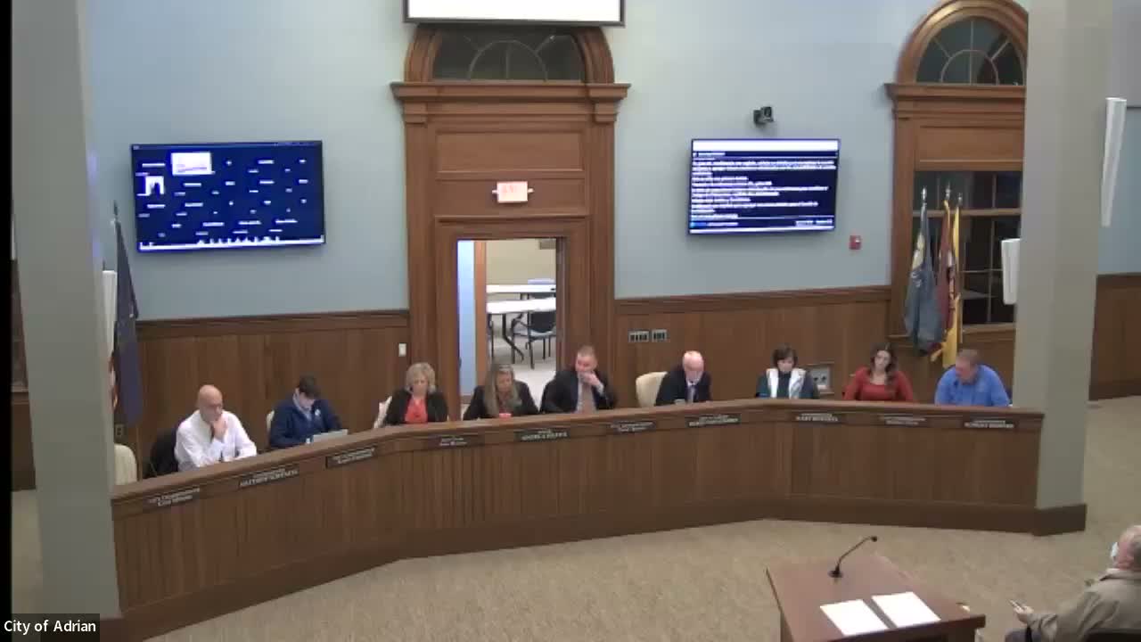 Adrian commission approves slate of resolutions, amends first-reading ordinance language