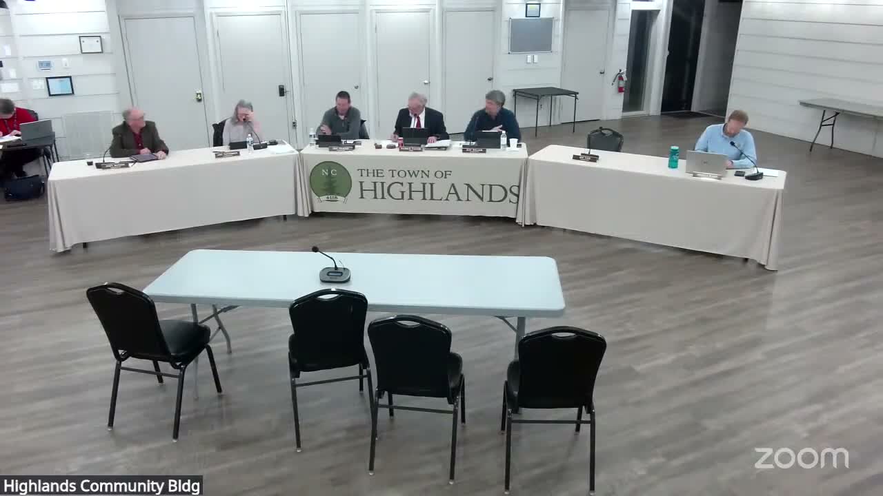 Highlands swears in officials, elects Jim Tate mayor pro tem and approves employee-only parking