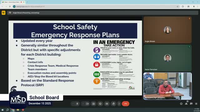 McFarland presents updated safety plan and multi‑district reunification strategy