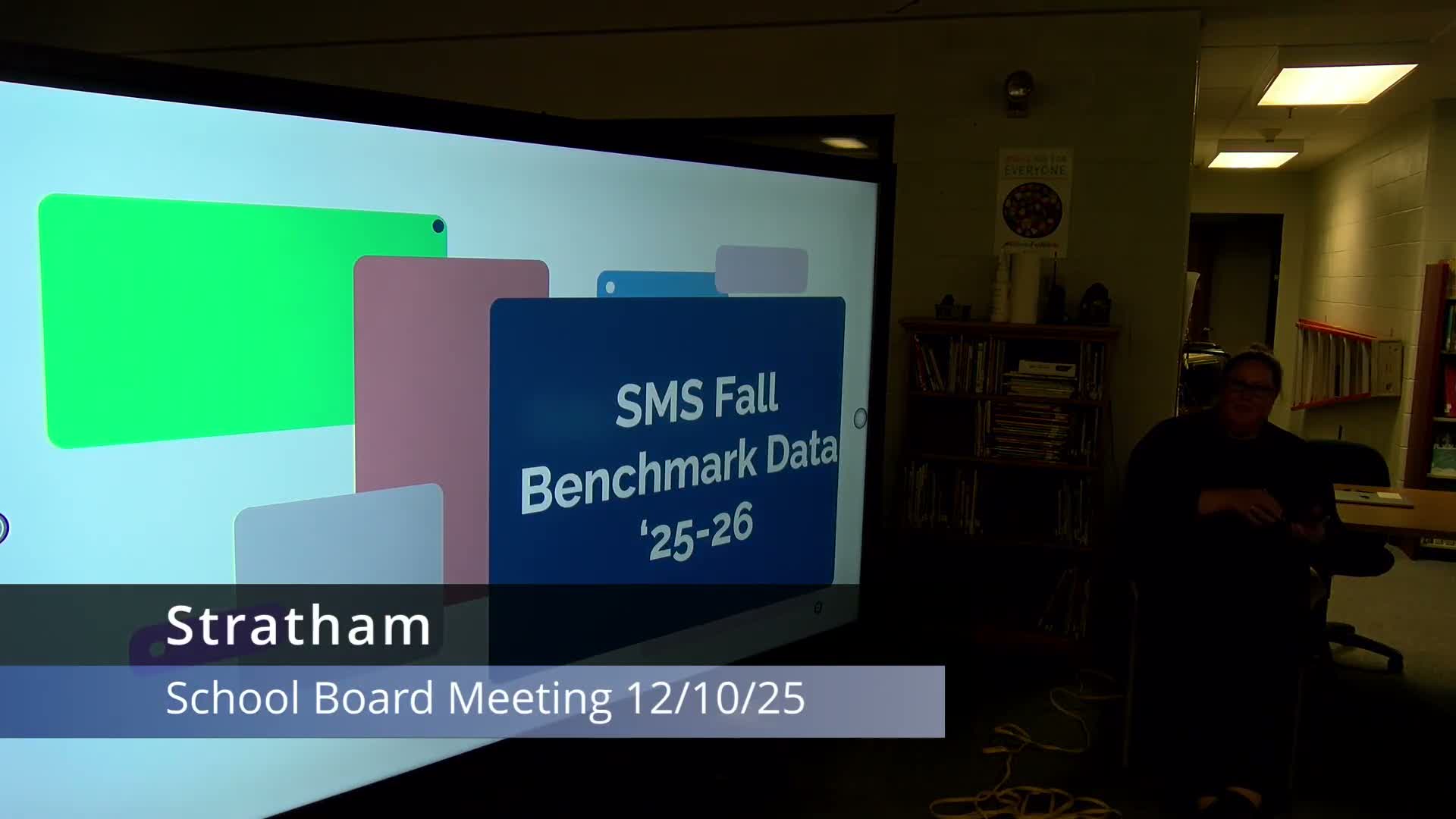 Stratham presents fall benchmark results; MTSS framework credited with early gains